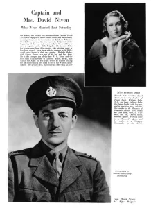 Married Prints: David Niven and Primula Rollo Married