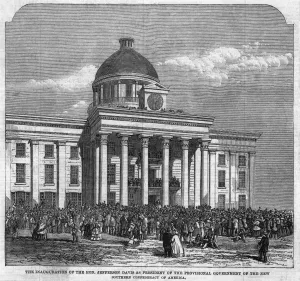 Montgomery Prints: Davis Inaugurated