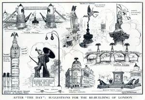 Suggestions Prints: After the day : Suggestions for the re-building of London