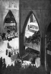 Pageantry Prints: Deaprture of the Queen, Coronation 1953