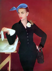 Feb16 Prints: Debenham and Freebody suit, 1954