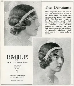 Diadem Prints: The Debutante - hairdressing from Emile