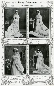 White Prints: Debutantes court gowns of 1905