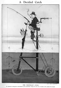 Cycle Prints: A Decided Catch by William Heath Robinson