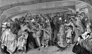 Atlantic Prints: Between decks on an Emigrant Ship, Atlantic Ocean, 1872