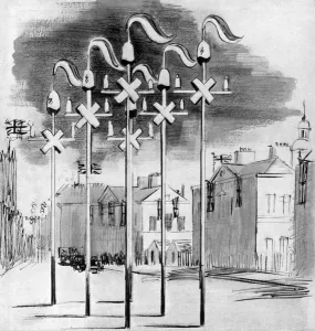 Pageantry Prints: Decorations on the Coronation route, 1953