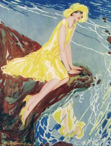 Flappers Prints: Very Deep by Rick Elmes