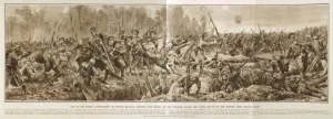Bravery Prints: Defeat of Prussian Guard in Great War Deeds, WW1
