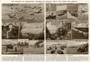 Strategy Prints: Defence of British aerodromes by G. H. Davis