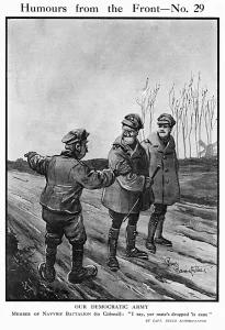 Democratic Prints: Our Democratic Army, by Bairnsfather