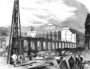 Charing Prints: Demolition of Hungerford Market, London, 1862