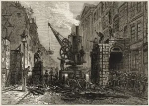 Square Prints: Demolition of the Temple Bar, London, 1878