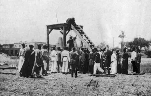 Pigeon Prints: The Denshawai incident: erecting the scaffold