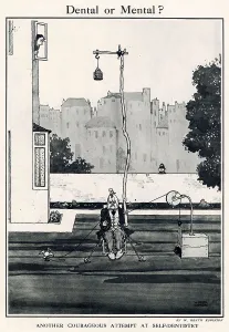 Humor Prints: Dental or Mental? by William Heath Robinson