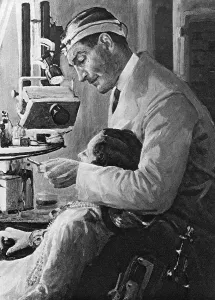 Mar16 Prints: The Dentist by Sir John Lavery