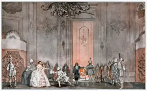 June Prints: DER ROSENKAVALIER Octavian presents the Silver Rose to Sophie in Act II