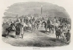 Betting Prints: Derby Betting Ring 1844