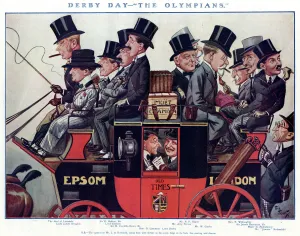 Caricature Prints: Derby Day - The Olympians