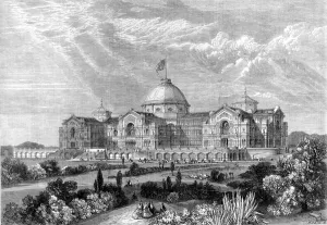 1864 Prints: Design for Alexandra Palace, London, 1864