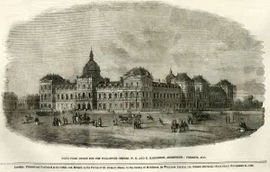 1857 Prints: design for the War Office competition