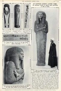 Ancient Prints: The despoiled coffins of Meryet-Amun at Deir el Bahri, 1929