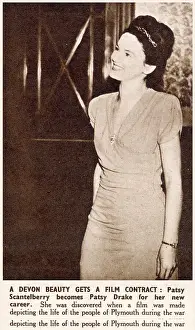 Girl Prints: A Devon beauty gets a film contract - Patsy Scantelberry becomes Patsy Drake for her new career