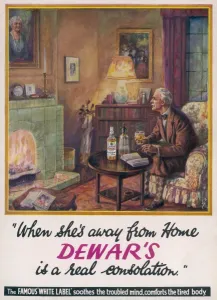 Cosy Prints: Dewars advertisement