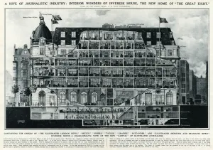 G H Davis Illustrations Prints: Diagrammatic view of home of Great Eight