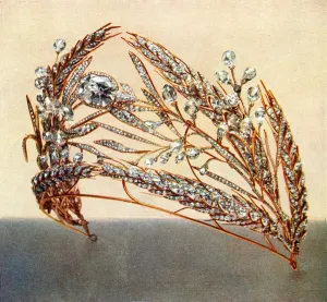 Jewellery Prints: A diamond tiara belonging to the Romanov dynasty