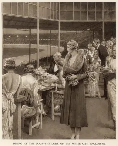 Stadium Prints: Dining at the Dogs, 1932