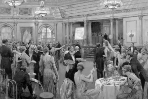 Election Prints: Dinner reception at election time
