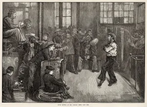 Street Prints: After dinner at the Sailors'Home