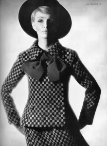 Check Prints: Dior check suit, 1965
