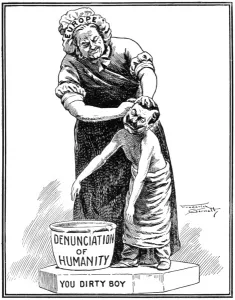 Kaiser Prints: You Dirty Boy, Kaiser Wilhelm II cartoon, WW1