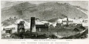 Disaster Prints: Disaster at Troedyrhiw colliery, Wales 1877