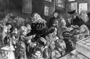 Drawn Prints: Dispensing the winter charities of the parish