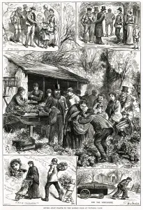 Workhouse Prints: Distribution of Plants to Poor Londoners, Victoria Park