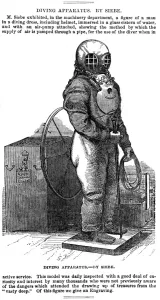 Department Prints: Diving apparatus by Siebe at the Great Exhibition