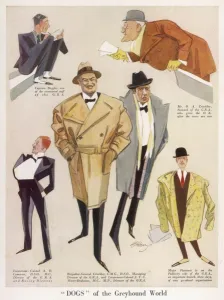 Personalities Prints: Dogs of the Greyhound World by H. H. Harris