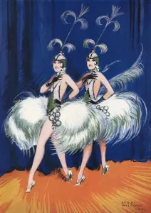 Acting Prints: The Dolly Sisters by Bert Wilson