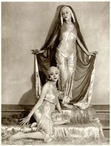 Sisters Prints: The Dolly Sisters performing their Persian Dance 1921