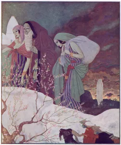 Destruction Prints: The Doom of Lot's Wife by Edmund Dulac