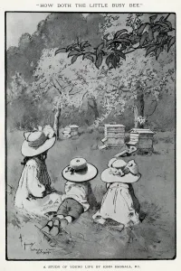 Summer Prints: How Doth the Little Busy Bee by John Hassall