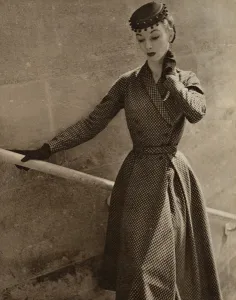 Tweed Prints: Double-breated coat