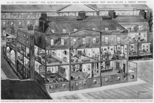 1949 Prints: Downing Street sectional drawing