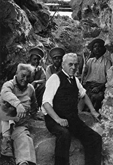 Human Prints: Dr. Broom discovers adult Australopithecus cranium, 1936