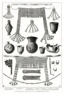 Museum Prints: Dr Schliemanns Trojan antiquities on view, London 1877
