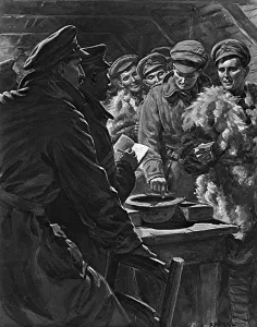 Leave Prints: Drawing Lots for Christmas Leave, WW1