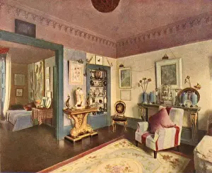 Chelsea Prints: The Drawing Room in the well-known Modernist Poet Captain Osbert Sitwells House in