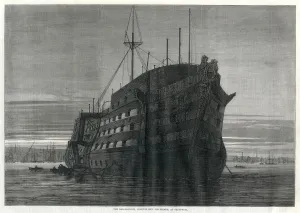 Broken Prints: Dreadnought Hospital ship at Greenwich 1870